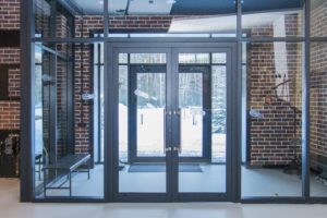 Противопожарный витраж для внутреннего остекления / серия FRM7347